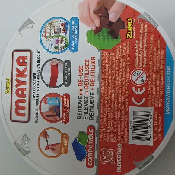 3/$20 NWOT  TOY BLOCK Tape - Picture 2 of 2